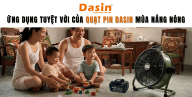 Ứng Dụng Tuyệt Vời Của Quạt Pin Dasin Mùa Nắng Nóng